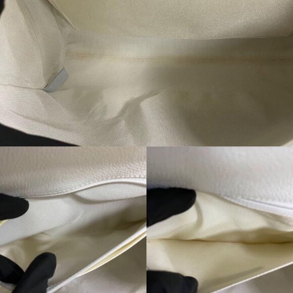 Authentic CHANEL Vintage Kelly Caviar Leather Top Handle Flap Bag Wood Handle - Picture 11 of 14